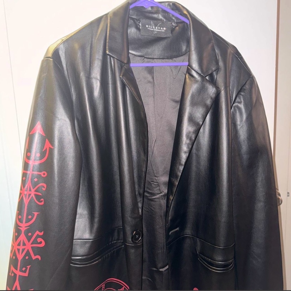 Killstar Zepar Faux Leather Jacket - Picture 5 of 5